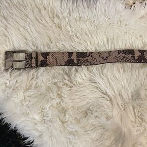 Michael Kors 39 inch snakeskin belt
